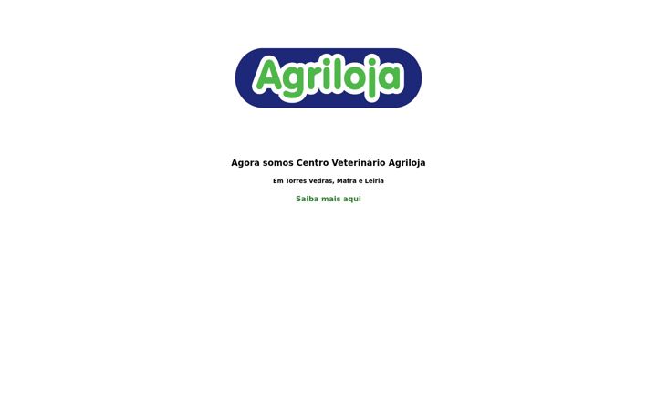 Screenshot ta' agrivet.pt