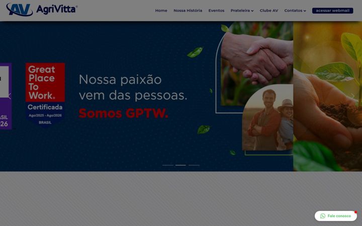 Ekrānuzņēmums no agrivitta.com.br