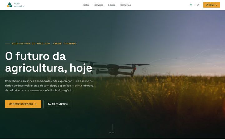 Screenshot of agro-analitica.com