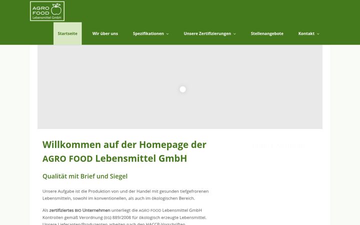 Screenshot van agro-food.de