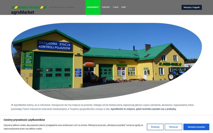 Posnetek zaslona agro-masz.pl