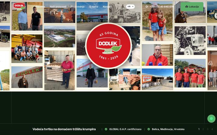 Posnetek zaslona agro-polje.hr