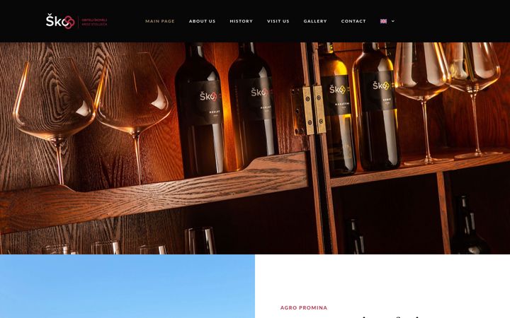 Screenshot stránky agro-promina.com