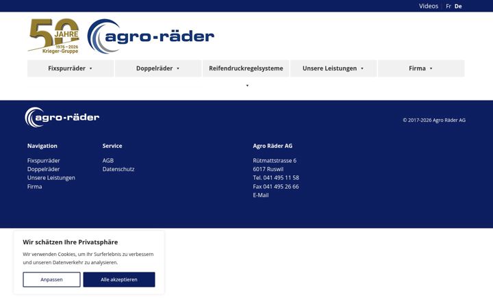 Screenshot of agro-raeder.ch