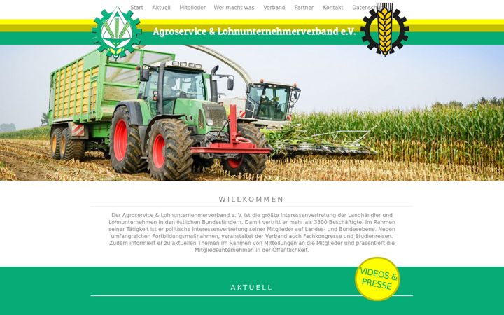 Screenshot of agro-service-verband.de