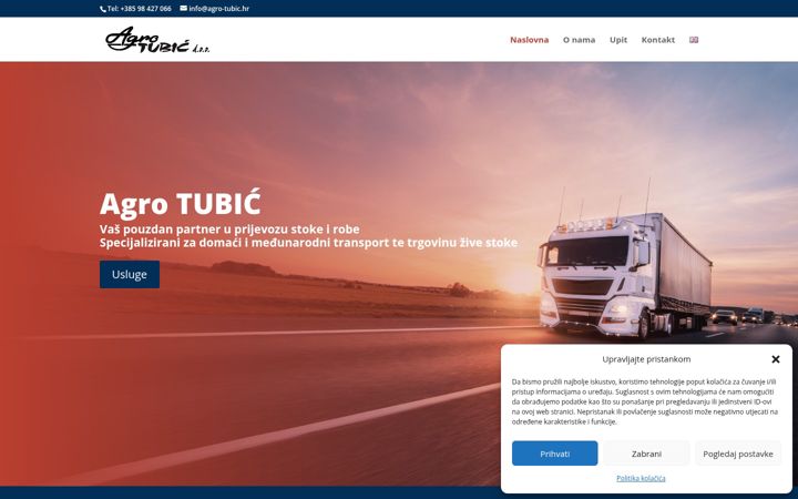 Screenshot of agro-tubic.hr