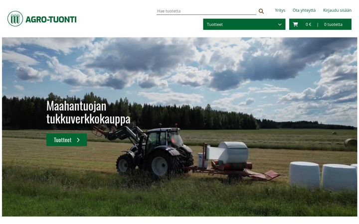Screenshot von agro-tuonti.fi