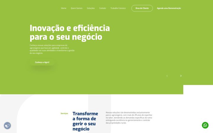 Screenshot of agro1.inf.br