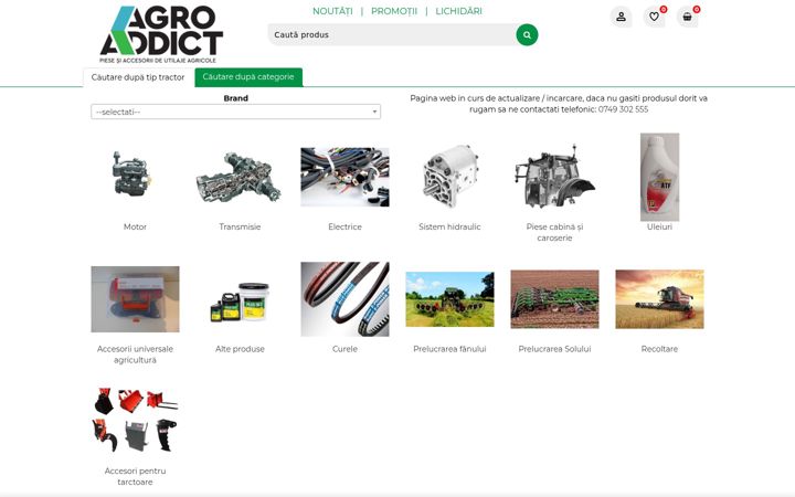 Screenshot of agroaddict.ro