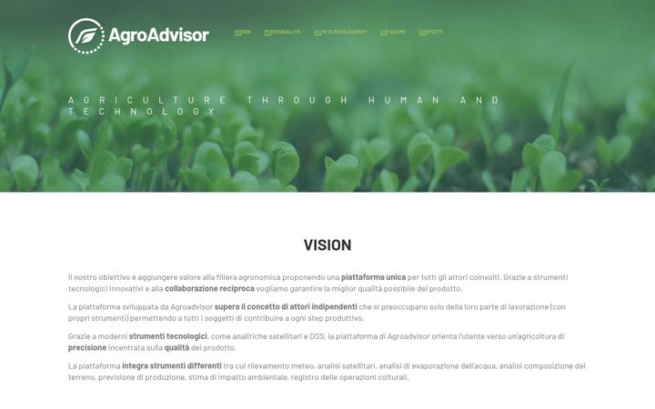 Screenshot of agroadvisor.it
