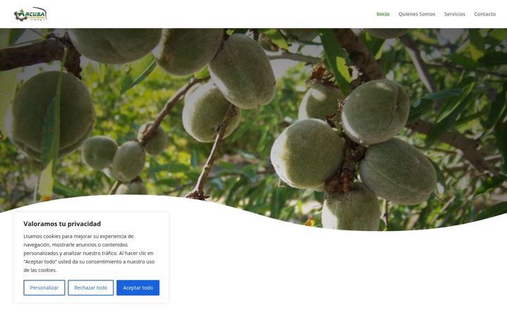 Screenshot stránky agroarcusa.com