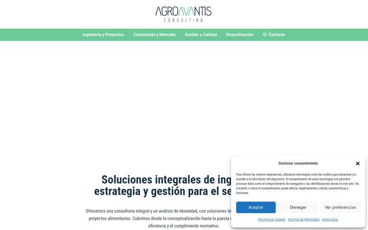 Screenshot of agroavantis.com