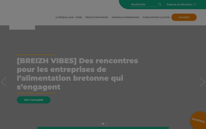 Screenshot of agrobio-bretagne.org