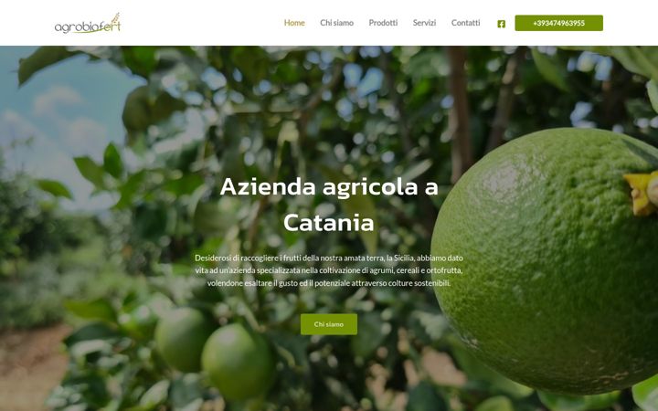 Screenshot of agrobiofert.it