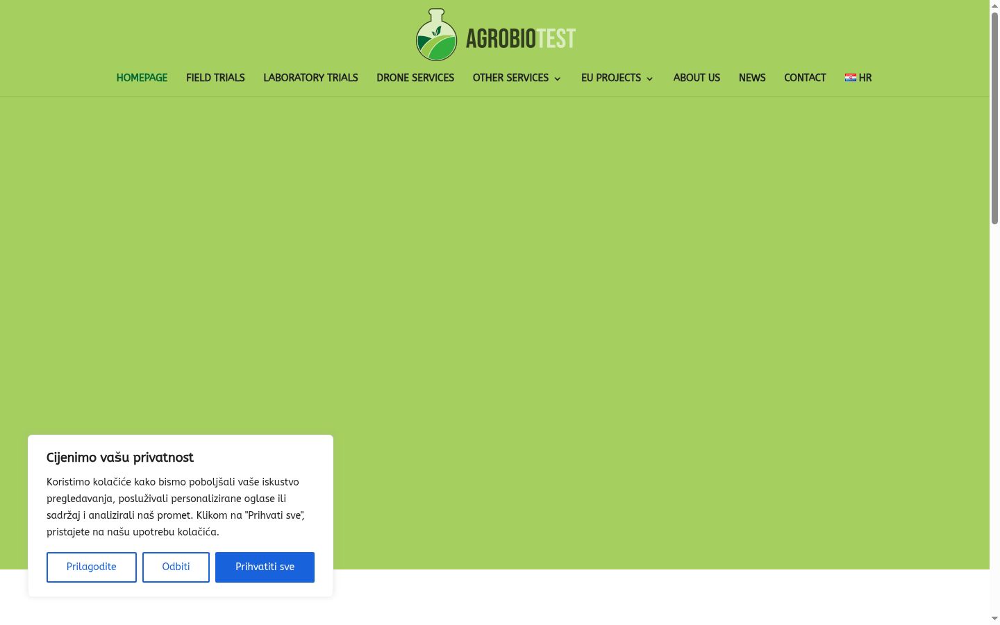 Screenshot tal-banner tal-kunsens muri qabel kwalunkwe interazzjoni