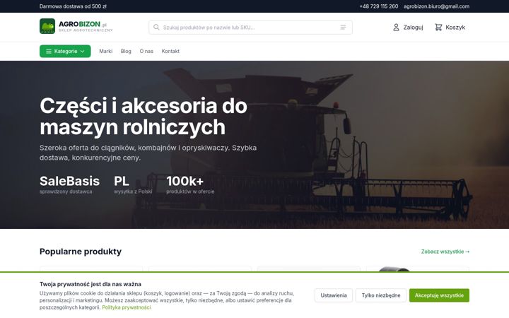 Screenshot of agrobizon.pl