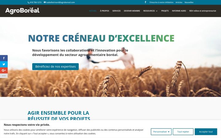 Screenshot του agroboreal.com