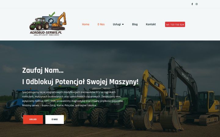 Screenshot of agrobud-serwis.pl