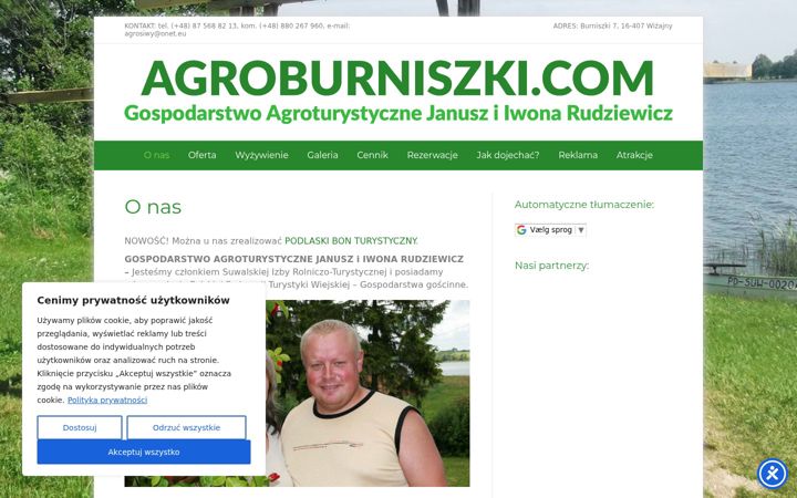Screenshot of agroburniszki.com