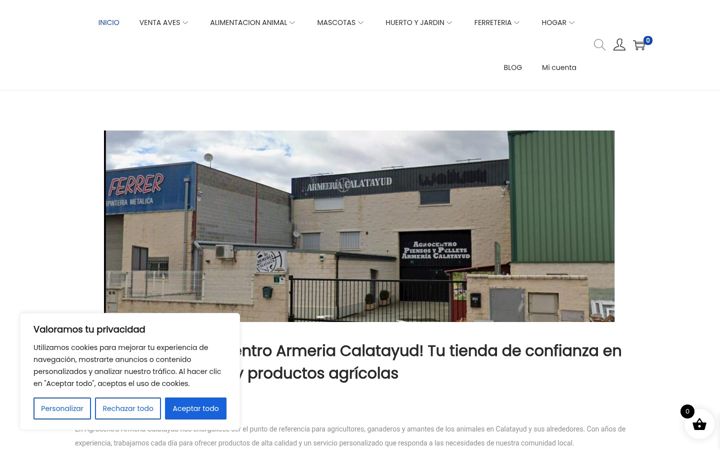 Screenshot van agrocentrocalatayud.com