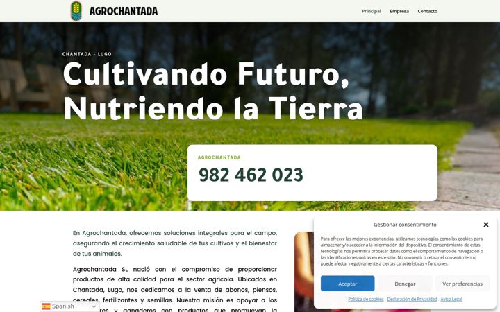 Screenshot of agrochantada.es
