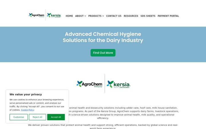 Screenshot of agrochemusa.com