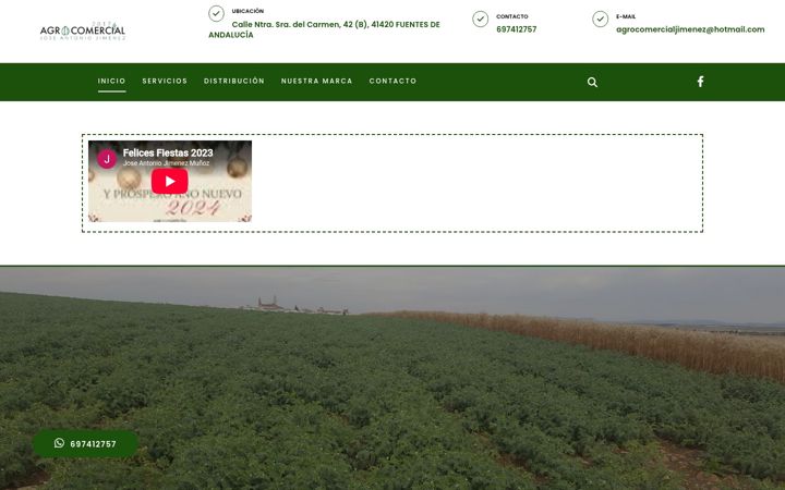 Screenshot of agrocomercialjoseantoniojimenez.es
