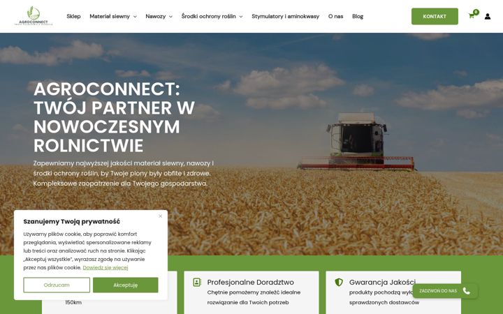 Screenshot of agroconnect.com.pl