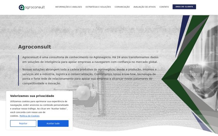 Screenshot of agroconsult.com.br