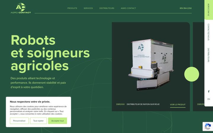 Screenshot of agrocontact.net