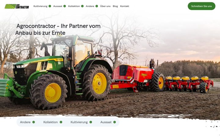 Screenshot of agrocontractor.de