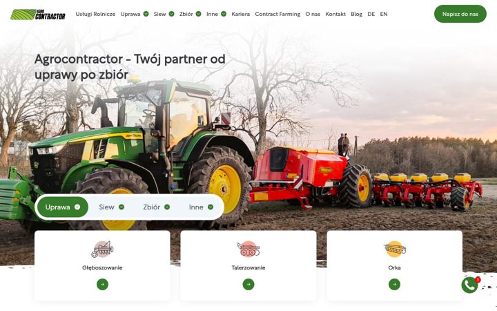 Screenshot of agrocontractor.pl