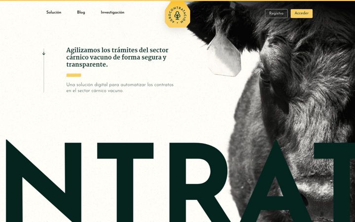 Screenshot van agrocontratacion.com