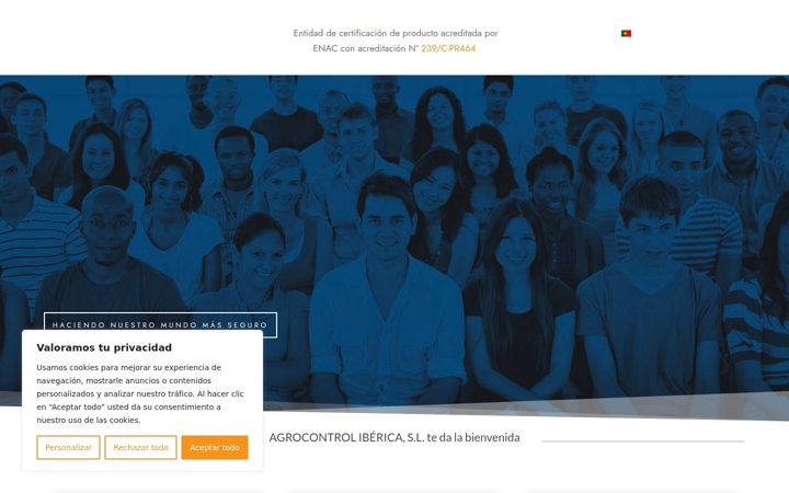 Screenshot of agrocontroliberica.com