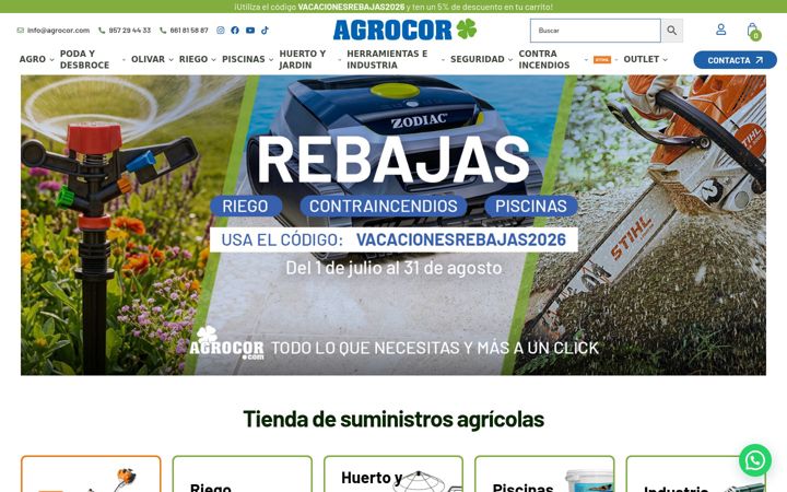 Screenshot of agrocor.es