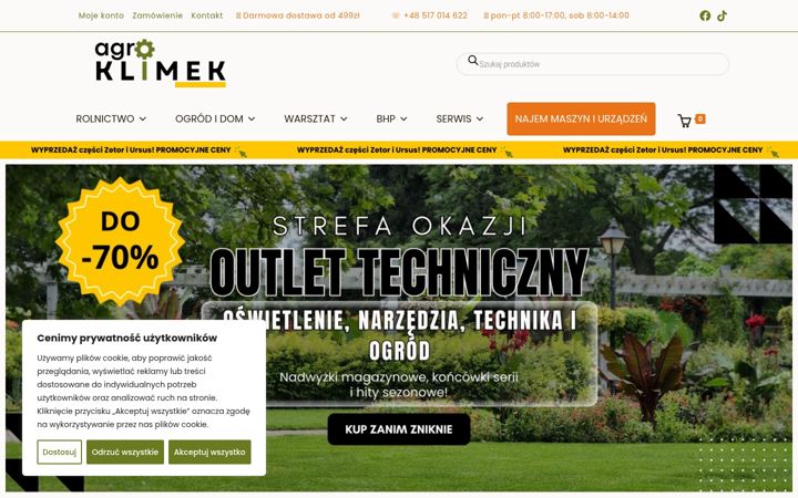 Screenshot of agroczesci-klimek.pl