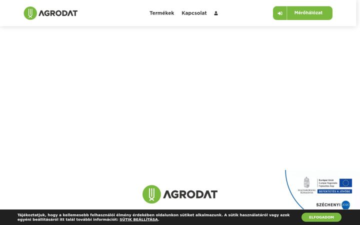 Ekrānuzņēmums no agrodat.hu