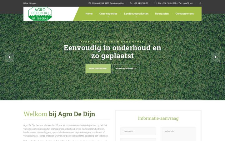 Screenshot of agrodedijn.be