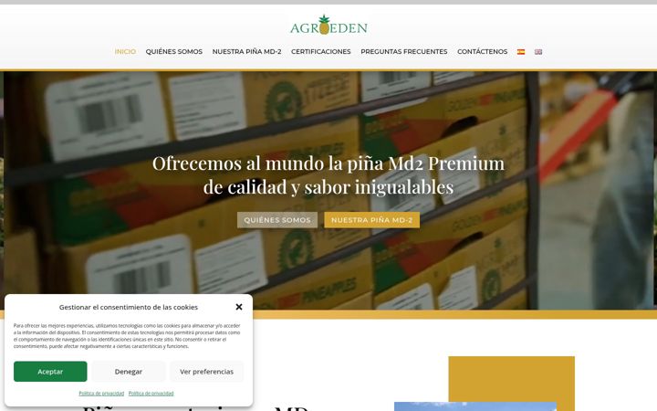 Screenshot of agroeden.com