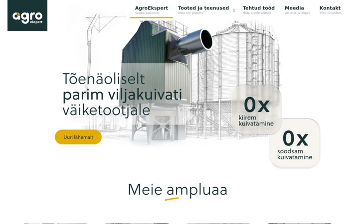 Captura de ecrã de agroekspert.ee