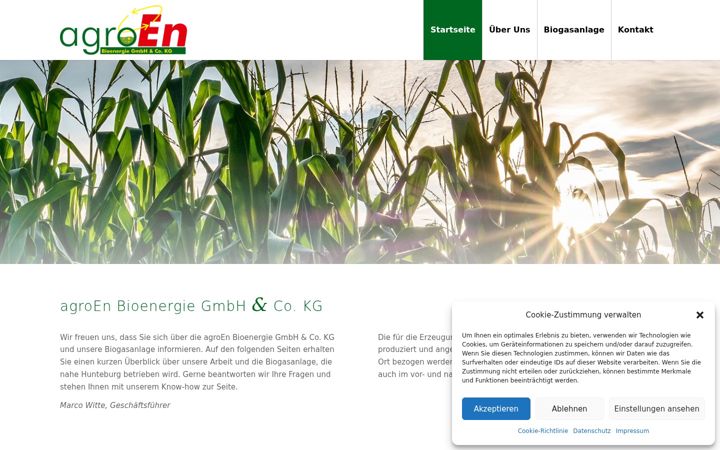 Screenshot of agroen.de