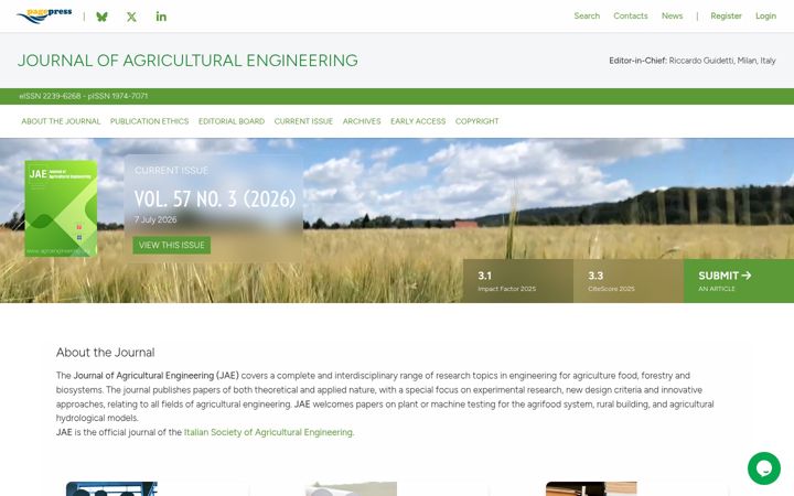 Screenshot of agroengineering.org