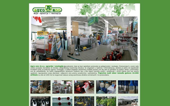 Screenshot of agroeno.hr