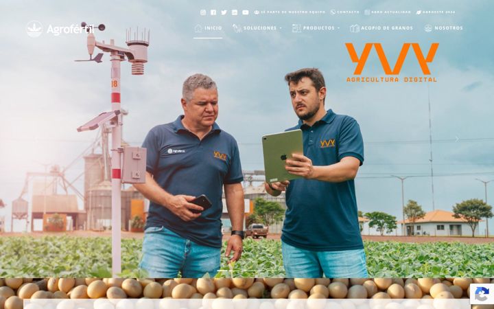 Capture d'écran de agrofertil.com.py