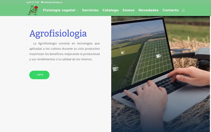Skjámynd af agrofisiologia.es