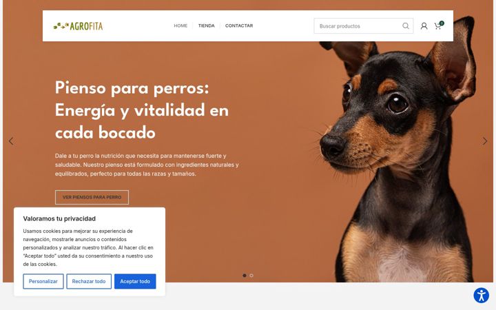 Screenshot of agrofitabeade.com