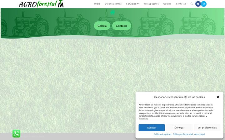 Snímek obrazovky agroforestalmt.com