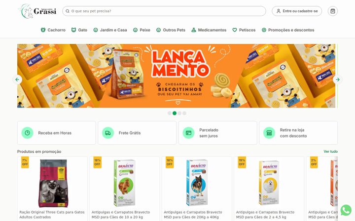 Screenshot of agrograssi.com.br