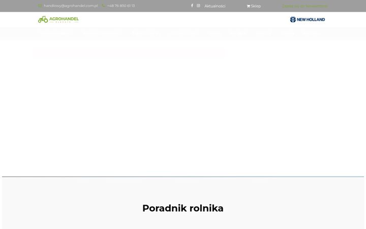 Captura de ecrã de agrohandel.com.pl