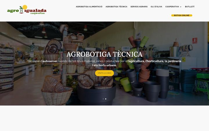 Snímek obrazovky agroigualada.com